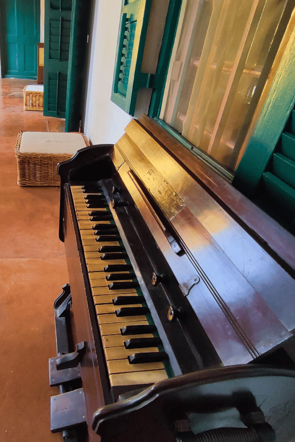 Relic of a Mini-Piano at Sett Heritage Guest House