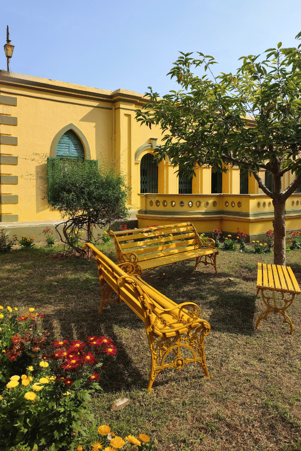 Lawn Seating Area at Sett Heritage Residency