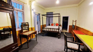 Heritage Family Suite with colonial era furniture at Albion Heritage House